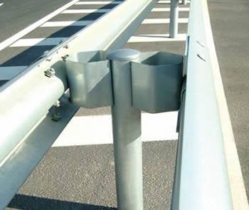 guardrail offset block used for connecting guardrails and post
